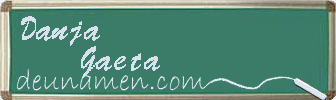 Danja Gaeta Visitenkarte